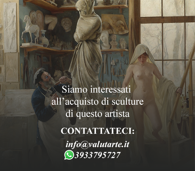 Valutazione, prezzo di mercato, valore e acquisto sculture di Filippo Ferrari.